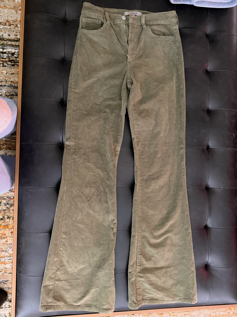 Joe's Jeans Olive Corduroy Pants